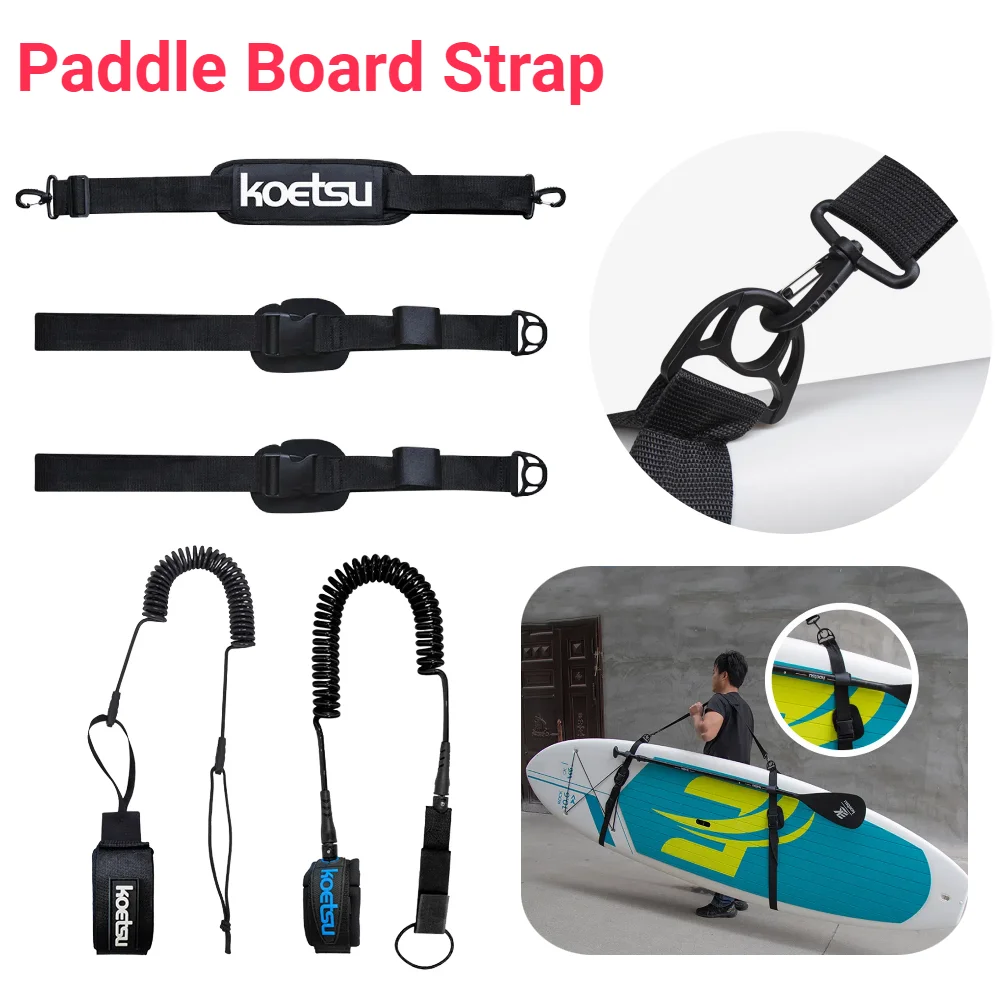 Stand Up Paddle Leash - Pasek na ramię do deski surfingowej,