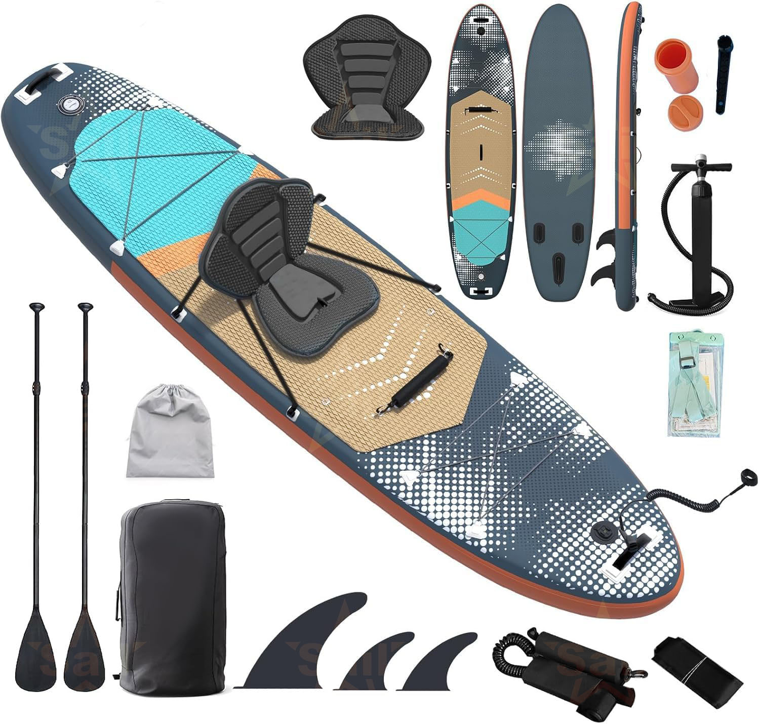 Stand Up Paddle Leash - Wielofunkcyjna dmuchana deska do wiosłowania na