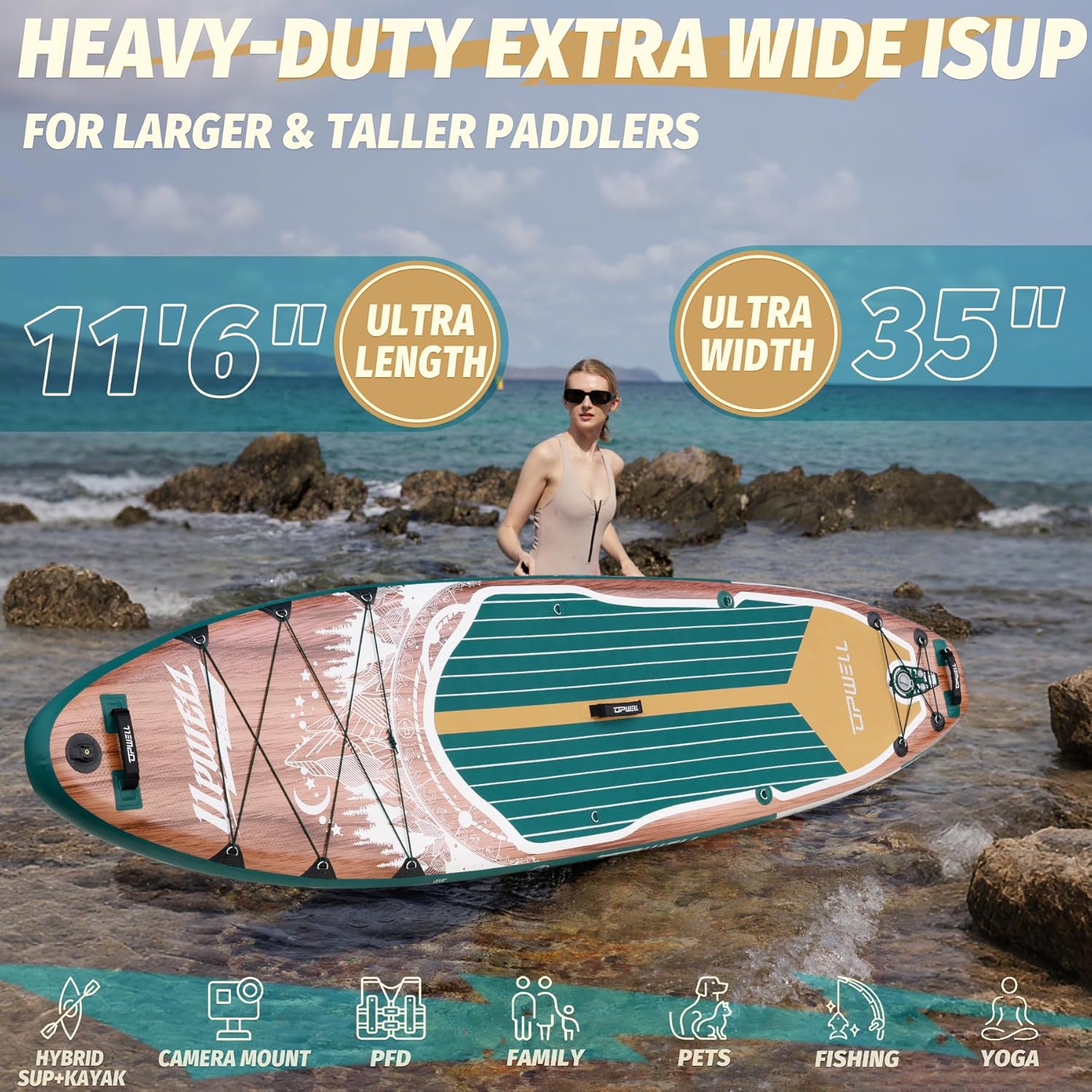 Nadmuchiwana deska SUP 10'6