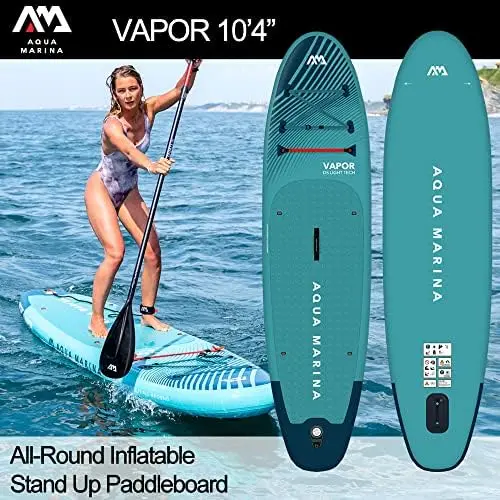 Nadmuchiwana deska SUP Aqua z  – Stand Up Paddle Leash recenzja i cena