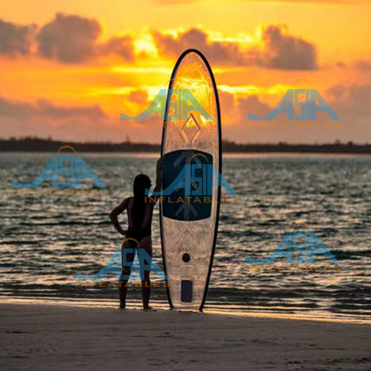 Deska SUP z przezroczystym dne – Stand Up Paddle Leash recenzja i cena