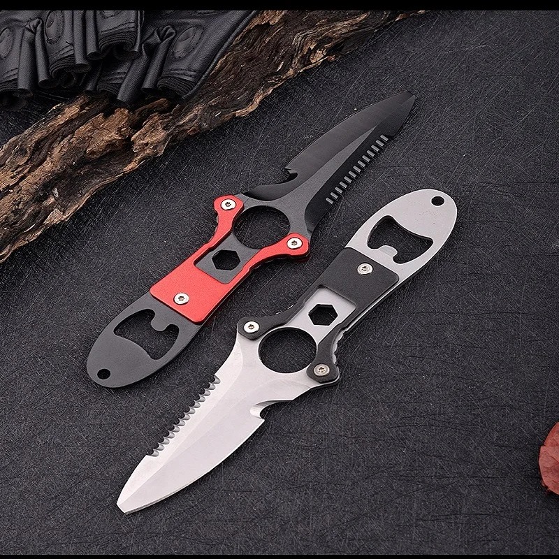 Nóż wielofunkcyjny ze stali ni – Dive Knife Titanium recenzja i cena