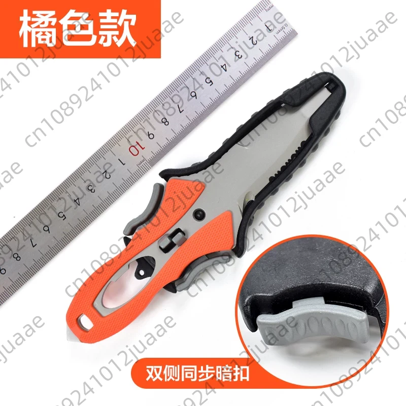 Nóż ratunkowy do wody, przecin – Dive Knife Titanium recenzja i cena